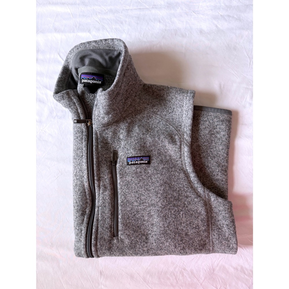 Patagonia Better Sweater Vest Mens XL Grey Heather Full Zip Fleece Outdoor Layer